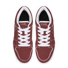 Load image into Gallery viewer, Mens Low Top Leather Sneakers