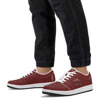 Load image into Gallery viewer, Mens Low Top Leather Sneakers