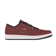 Load image into Gallery viewer, Mens Low Top Leather Sneakers