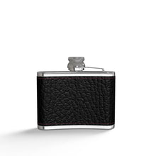 Load image into Gallery viewer, Leather Wrapped Hip Flask