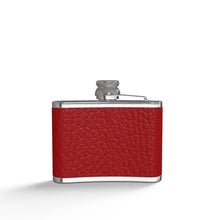 Load image into Gallery viewer, Leather Wrapped Hip Flask