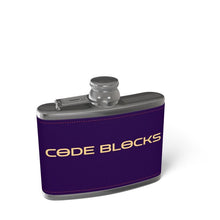 Load image into Gallery viewer, Leather Wrapped Hip Flask