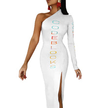 Load image into Gallery viewer, Half Sleeve Slit Dress