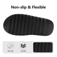 Load image into Gallery viewer, Women's Black Platform Summer Sandals