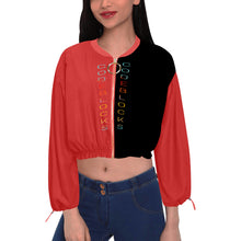 Load image into Gallery viewer, Women's Chiffon Cropped Jacket (Model H30)