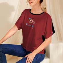 Load image into Gallery viewer, Women's Batwing Sleeve T-Shirt (Model T44)