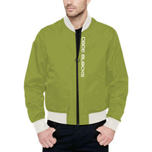 Load image into Gallery viewer, Men's All Over Print Quilted Bomber Jacket(Model H33)