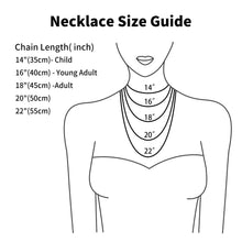 Load image into Gallery viewer, Engraved 3 Interlocking Russian Rings Necklace