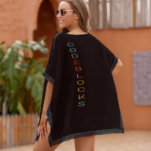 Load image into Gallery viewer, Loose Short Sleeve Beach Swim Cover