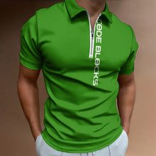 Load image into Gallery viewer, Short sleeve polo shirt