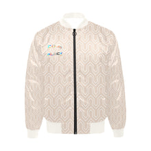 Load image into Gallery viewer, Men's All Over Print Quilted Bomber Jacket(Model H33)