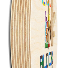 Load image into Gallery viewer, Wooden Wall Clock