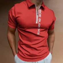 Load image into Gallery viewer, Short sleeve polo shirt