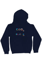 Load image into Gallery viewer, Youth Midweight Hooded Full-Zip Sweatshirt