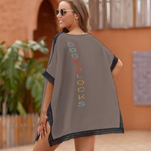 Load image into Gallery viewer, Loose Short Sleeve Beach Swim Cover