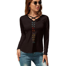 Load image into Gallery viewer, Women's V-Neck Long Sleeve T-Shirt