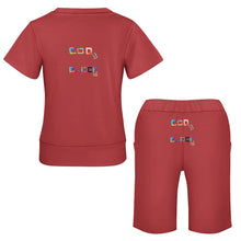 Load image into Gallery viewer, Large short sleeved Shorts Set