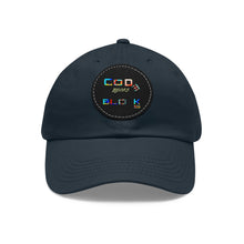 Load image into Gallery viewer, Dad Hat with Leather Patch (Round)