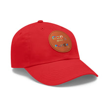 Load image into Gallery viewer, Dad Hat with Leather Patch (Round)