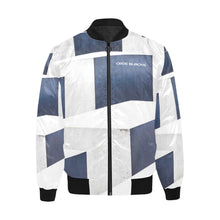 Load image into Gallery viewer, Men's All Over Print Quilted Bomber Jacket(Model H33)