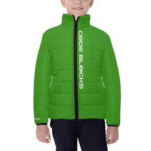 Load image into Gallery viewer, Kid's stand collar padded jacket(H41)