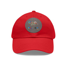 Load image into Gallery viewer, Dad Hat with Leather Patch (Round)