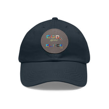 Load image into Gallery viewer, Dad Hat with Leather Patch (Round)