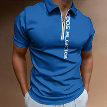 Load image into Gallery viewer, Short sleeve polo shirt