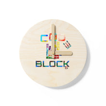 Load image into Gallery viewer, Wooden Wall Clock