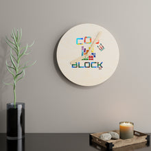 Load image into Gallery viewer, Wooden Wall Clock