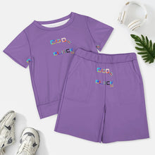 Load image into Gallery viewer, Large short sleeved Shorts Set