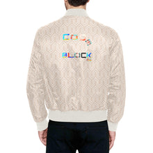 Load image into Gallery viewer, Men's All Over Print Quilted Bomber Jacket(Model H33)