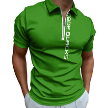 Load image into Gallery viewer, Short sleeve polo shirt