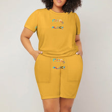 Load image into Gallery viewer, Large short sleeved Shorts Set