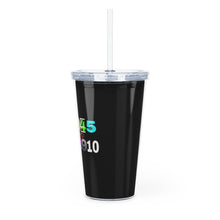 Load image into Gallery viewer, Plastic Tumbler with Straw