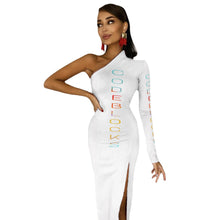 Load image into Gallery viewer, Half Sleeve Slit Dress