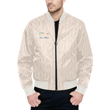 Load image into Gallery viewer, Men's All Over Print Quilted Bomber Jacket(Model H33)