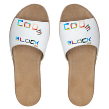 Load image into Gallery viewer, Women leather Sliders