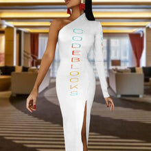 Load image into Gallery viewer, Half Sleeve Slit Dress