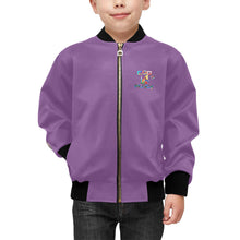Load image into Gallery viewer, Kids' Bomber Jacket with Pockets (H40)