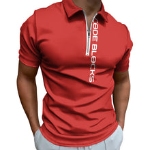 Load image into Gallery viewer, Short sleeve polo shirt