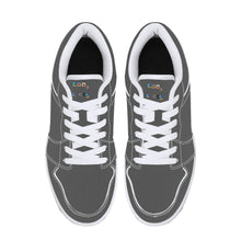 Load image into Gallery viewer, D15 Low-Top Synthetic Leather Sneakers - White