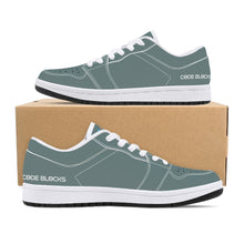 Load image into Gallery viewer, D15 Low-Top Synthetic Leather Sneakers - White