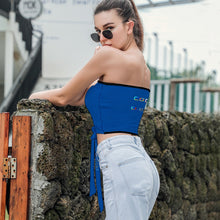 Load image into Gallery viewer, Summer Sexy Blouse With Strapless Top