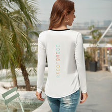 Load image into Gallery viewer, Women's V-Neck Long Sleeve T-Shirt