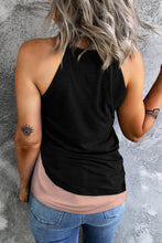 Load image into Gallery viewer, Contrast Grecian Neck Tank