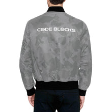 Load image into Gallery viewer, Men's All Over Print Quilted Bomber Jacket(Model H33)