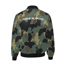 Load image into Gallery viewer, Men's All Over Print Quilted Bomber Jacket(Model H33)