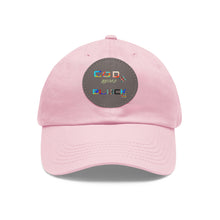 Load image into Gallery viewer, Dad Hat with Leather Patch (Round)
