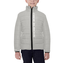 Load image into Gallery viewer, Kid's stand collar padded jacket(H41)